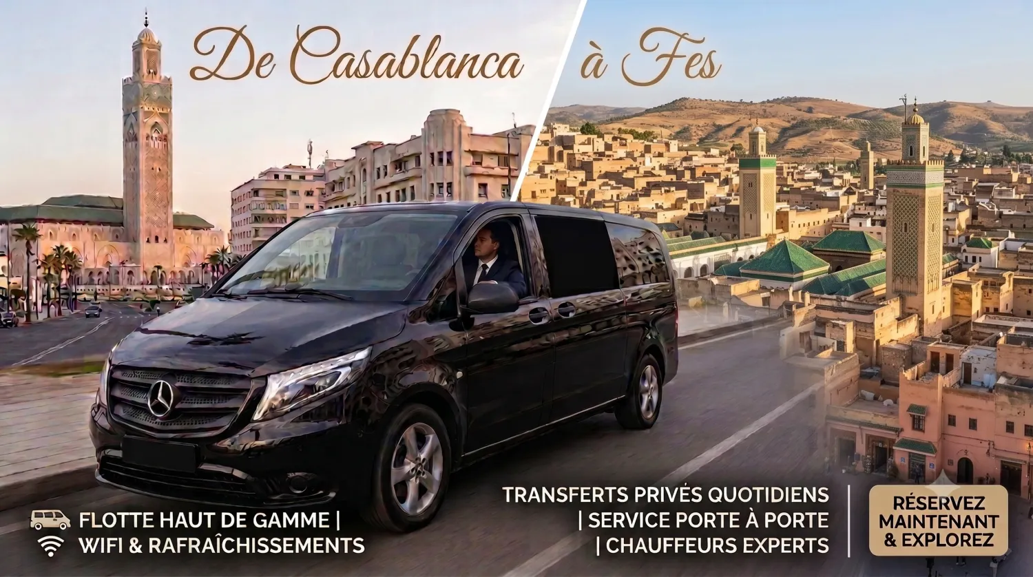 Transfert Casablanca - Fès